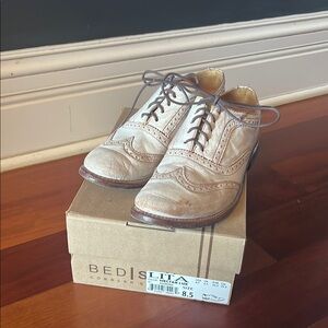 Bed Stu Tan Leather Women’s Oxford Shoes
